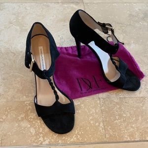DVF black heels